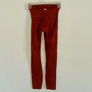 Lululemon Wunder Train High Rise Tight 25" Aztec Brick SIZE 0